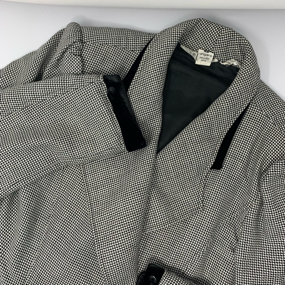 VINTAGE 1980s Ungaro Paralelle Paris Wool Double Breasted Coat Dress Sz 14 R0